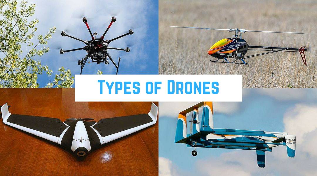 Best Top Drone Types: Multi-rotor Vs Fixed-wing Vs Single Rotor Vs ...