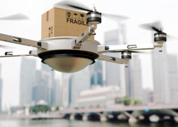 What are the potential applications for drones in e-commerce in India?