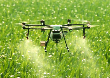 How are dronws being used in agriculture